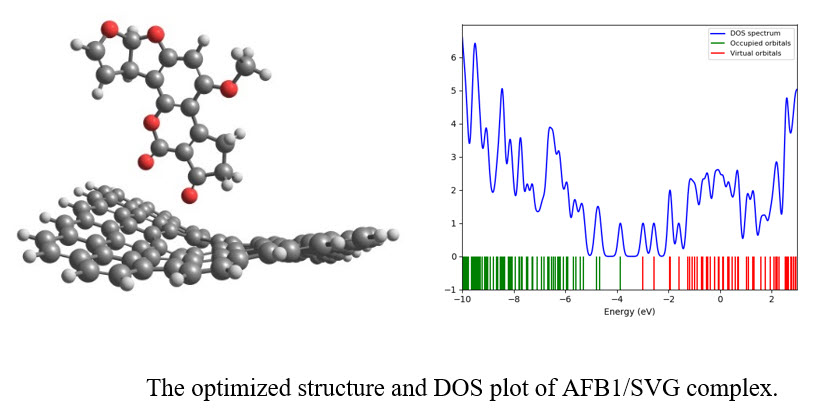 DFT investigation of aflatoxin B1 adsorption on vacancy-defective graphene: electronic properties and sensing potential 